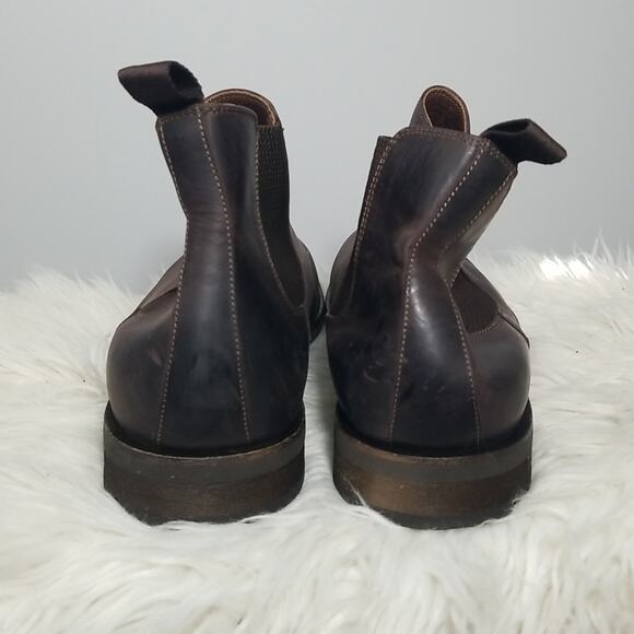 New! Warfield & Grand Brown Leather Chelsea Boot - Picture 4 of 11